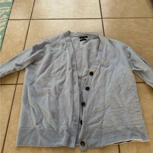 Massimo Dutti Light Blue Cardigan